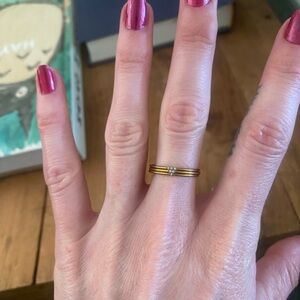 Gold Stacking Ring set